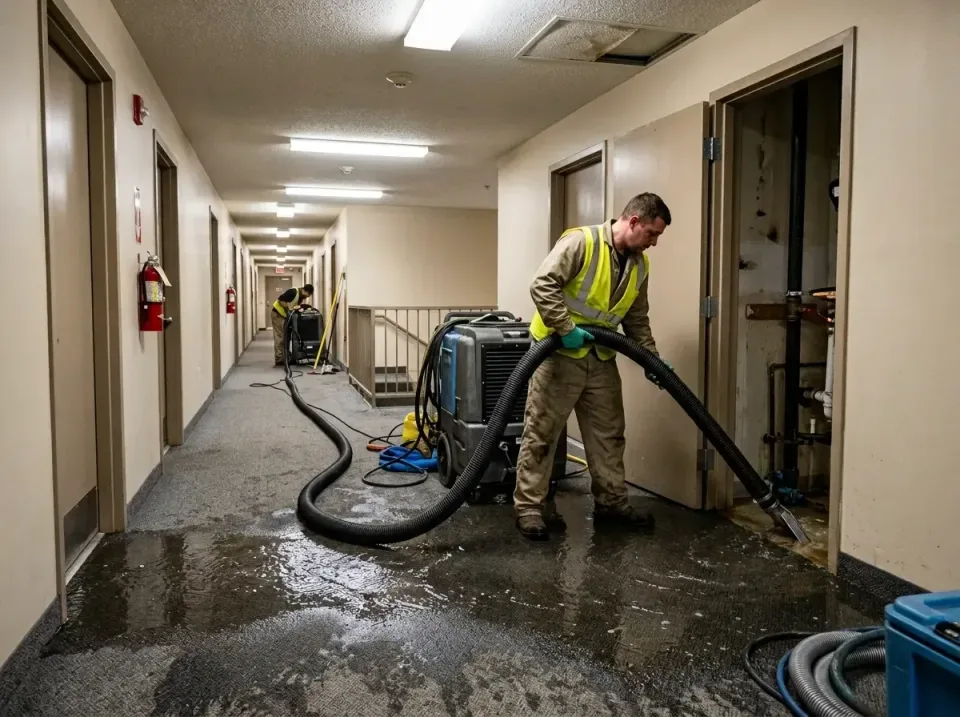multi-unit-apartment-hallway-f-005 — frequently asked questions, Emergency Burst Pipe Water Extraction & Removal in North Cr…
